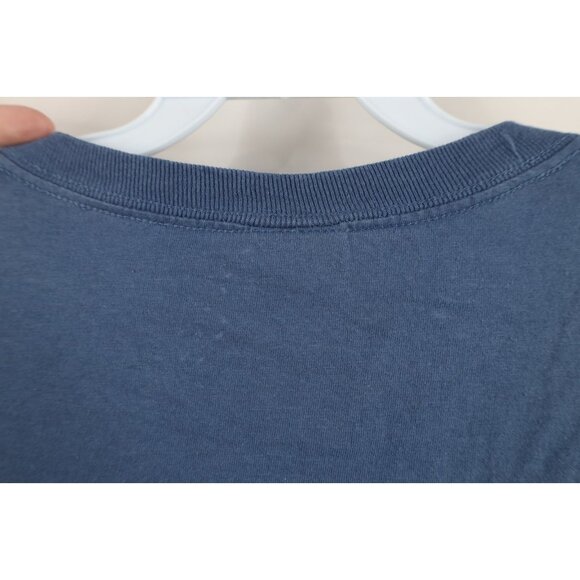 Vintage Y2K 2007 Streetwear Mens Large Faded Spell Out New York Box Logo T-Shirt - Picture 13 of 16